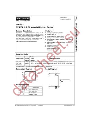 100EL11M datasheet  